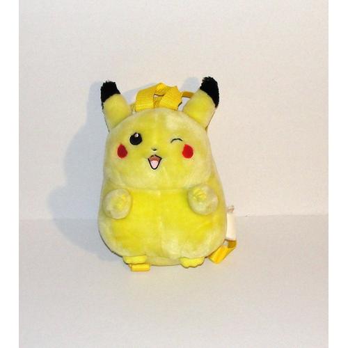 Peluche Pikachu Clin D'Oeil Petit Sac A Dos Pokemon