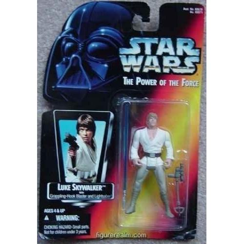 Star Wars - Power Of The Force (1995) Luke Skywalker Red Card Long Saber Action Figure By Toy Rocket