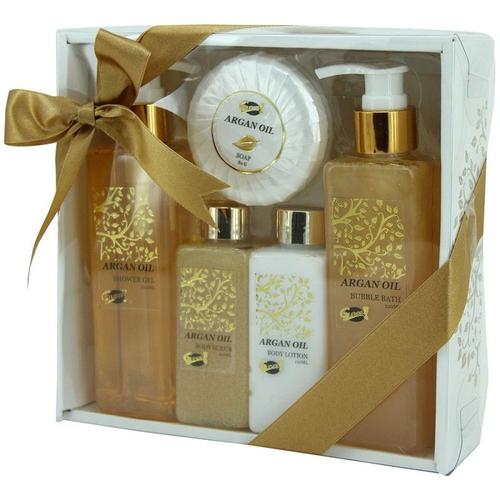 Coffret Beauté De Bain - Luxury - Huile Argan - Idée Cadeau 