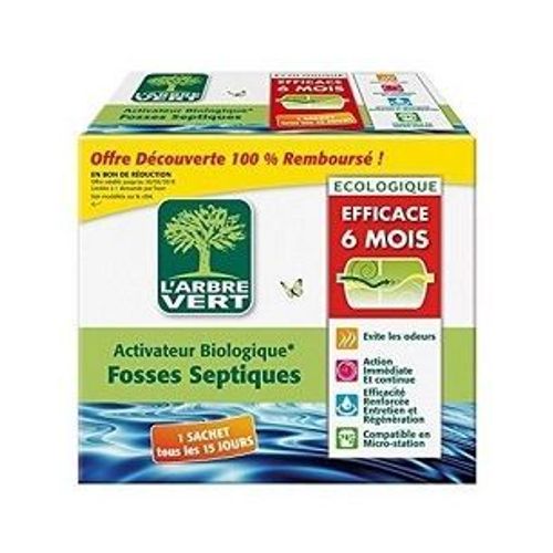 Activateur fosses septiques 6 mois l'arbre vert