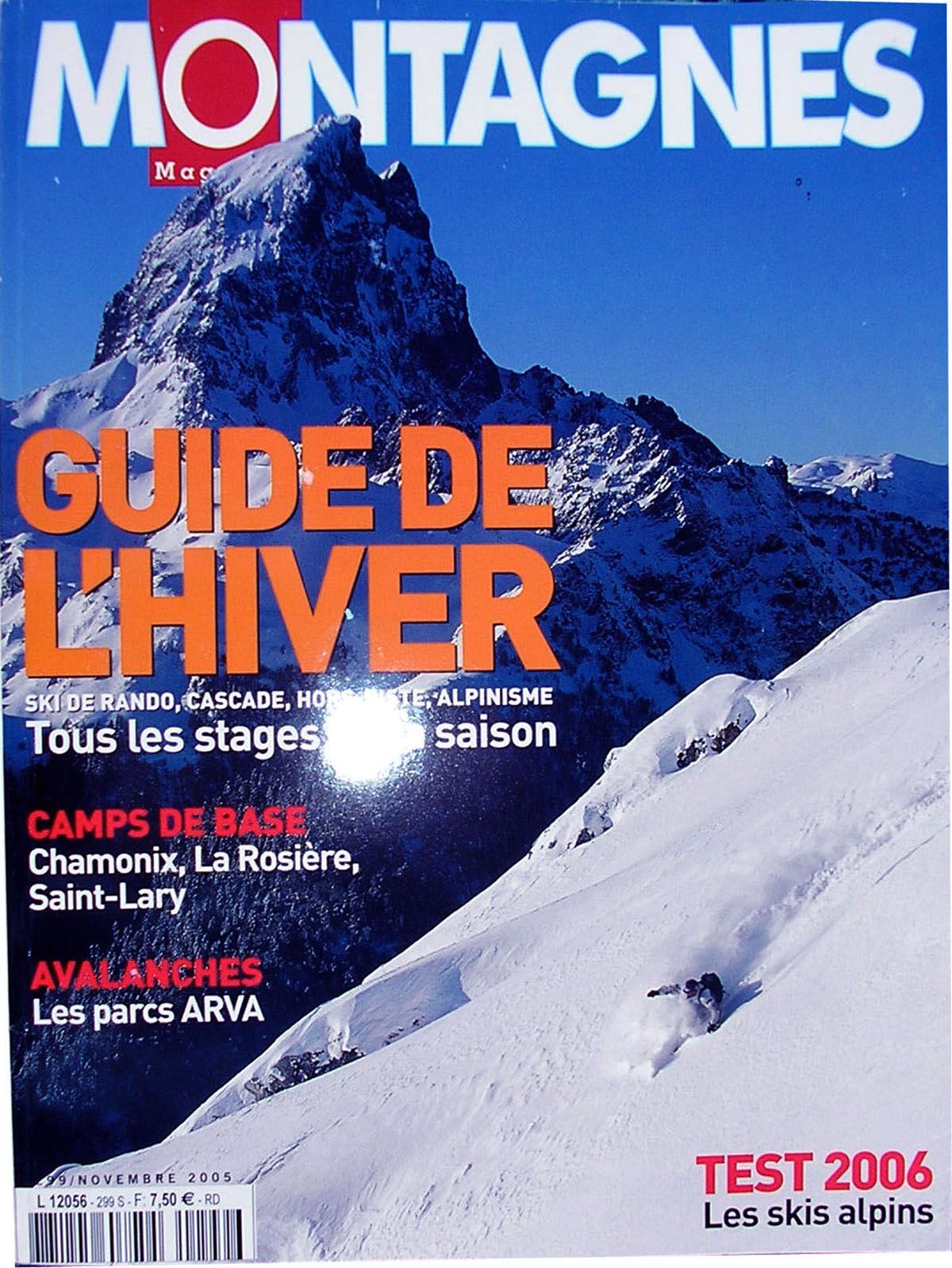 Montagnes Magazine N° 299 - Novembre 2005.