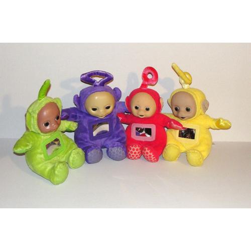 Teletubbies Lot Des Quatre Bout Chou Peluche Doudou Bbc Ragdoll Takara Tomy