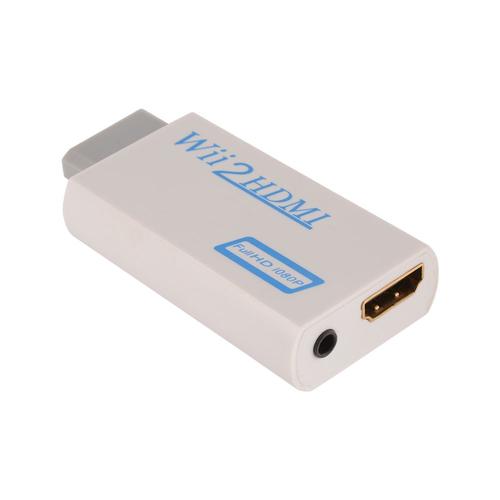 XCSOURCE Wii to HDMI Converter Wii2HDMI HD 1080P Video 3.5MM Audio Converter Adapter for Nintendo Wii 2 AC1037