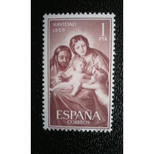 Timbre Espagne ( Yt 942 ) 1959 Nativité