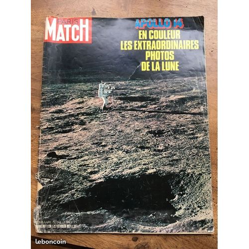 Paris Match 1138 Apollo 14 Les Extraordinaires Photos De La Lune