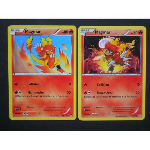 Magmar - Poings Furieux 10/111 + Magmar - Générations 16/83