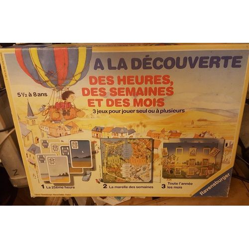 A La Découverte Des Heures Des Semaines Et Des Mois
