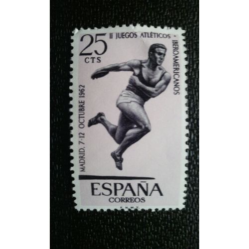 Timbre Espagne ( Yt 1121 ) 1962 Jeux Ibéro-Américains