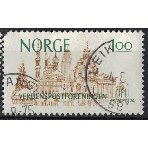 Norvège 1974 Oblitéré Used Upu Union Postale Universelle Su