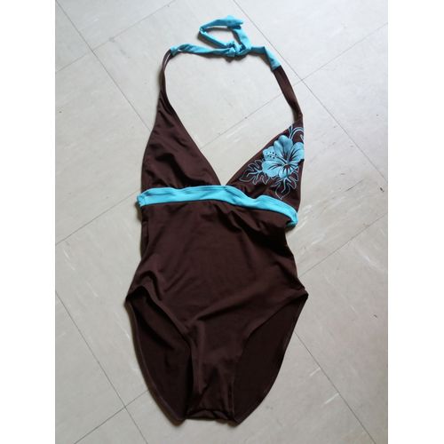 Maillot De Bain 3 Suisses Polyester 38 Marron