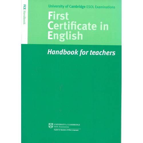 First Certificate In English - Handbook For Teachers