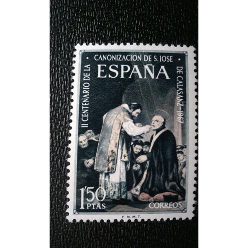 Timbre Espagne ( Yt 1496 ) 1967 San Josè De Calasanz