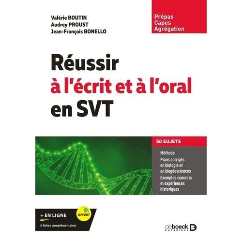 Réussir À L?Écrit Et À L?Oral En Svt