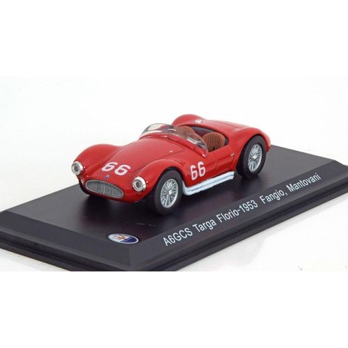 Maserati A6gcs Targa Florio 1953 Fangio Mantovani Whitebox Wbs042 1/43 Rosso Rot-Whitebox