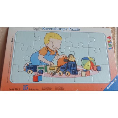 Lewo 6 en 1 Jouet Puzzle en Bois pour Enfants Puzzle Animaux