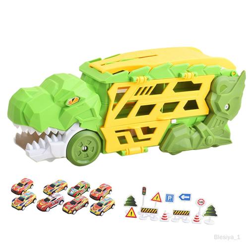 Camion Transporteur De , Voiture De Dinosaure Morphing Pour Avec 8 Voitures