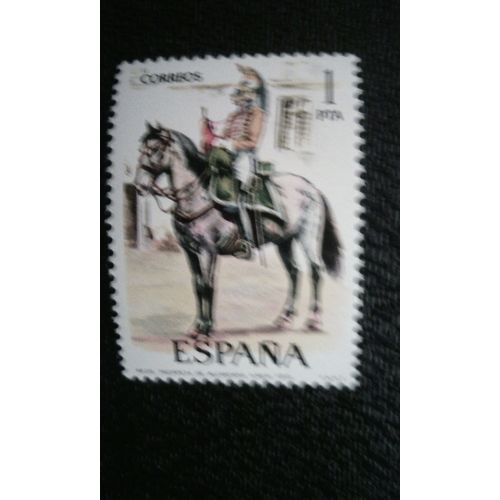 Timbre Espagne ( Yt 1996 ) 1976 Uniformes Militaires, 1815