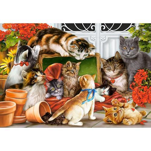 Puzzle 1500 Pièces Kittens Play Time
