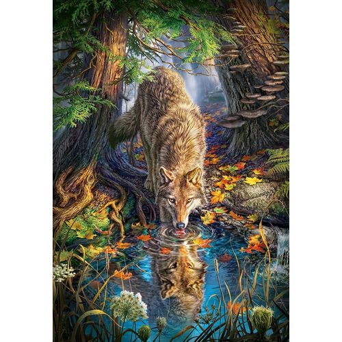 Puzzle 1500 Pièces Loup Dans La Forêt