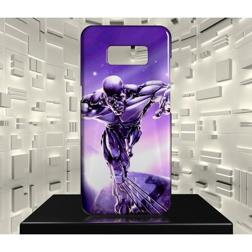 Coque Design Galaxy S8 Le Surfer D'argent Silver Surfer Comics 02