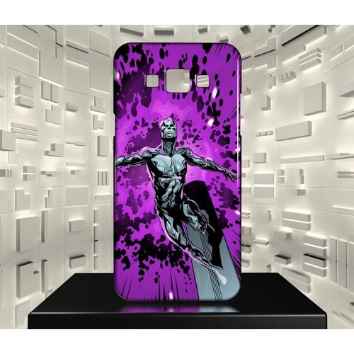 Coque Design Galaxy J3 (2016) Le Surfer D'argent Silver Surfer Comics 03