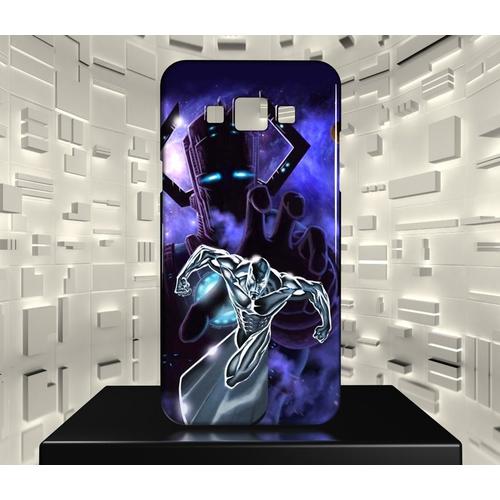 Coque Design Galaxy J3 (2016) Le Surfer D'argent Silver Surfer Comics 04