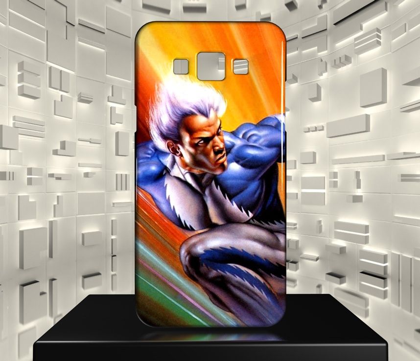 Coque Design Galaxy J3 (2016) Quicksilver Vif Argent Comics 02