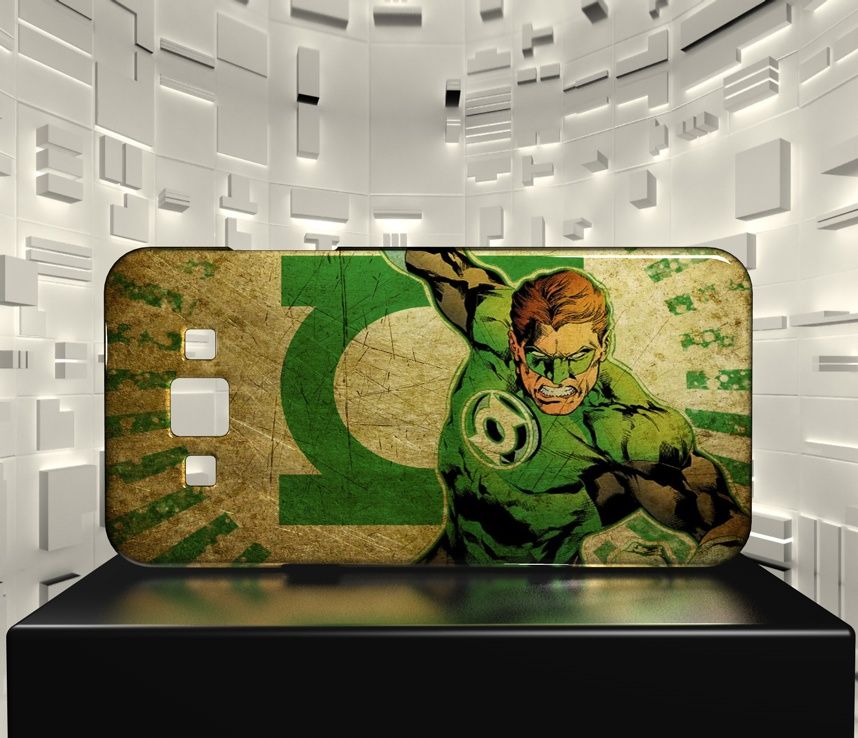 Coque Design Galaxy E7 Green Lantern Comics 03