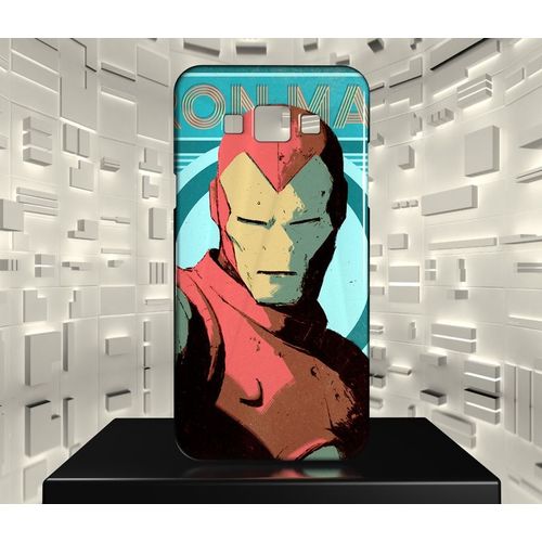 Coque Design Galaxy E7 Iron Man Avengers Comics 07