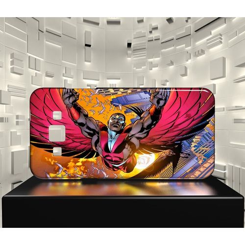 Coque Design Galaxy E7 Le Faucon Falcon Avengers Comics 01