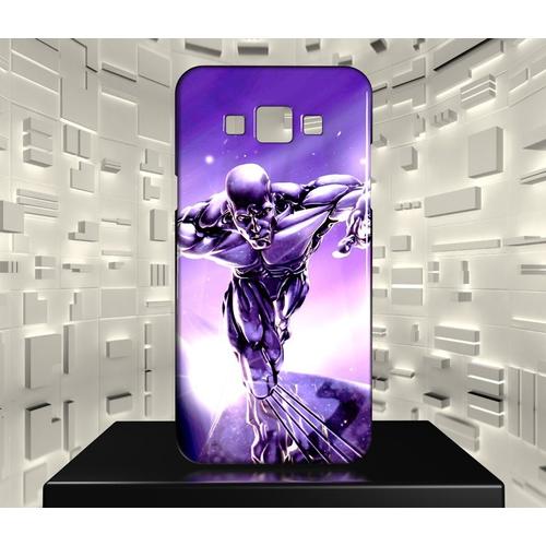 Coque Design Galaxy E7 Le Surfer D'argent Silver Surfer Comics 02