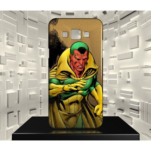 Coque Design Galaxy E7 The Vision Avengers Comics 01