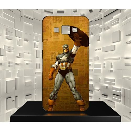 Coque Design Galaxy Grand Prime Captain America Avengers Comics 16