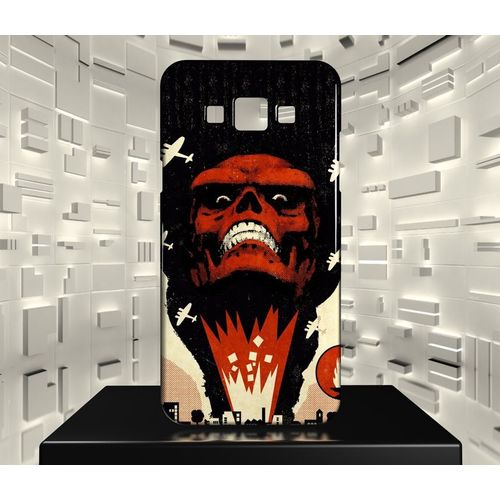 Coque Design Galaxy Grand Prime Crane Rouge Red Skull Comics 02