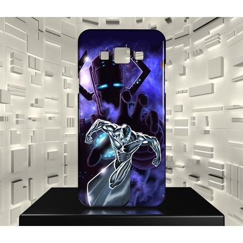 Coque Design Galaxy Grand Prime Le Surfer D'argent Silver Surfer Comics 04