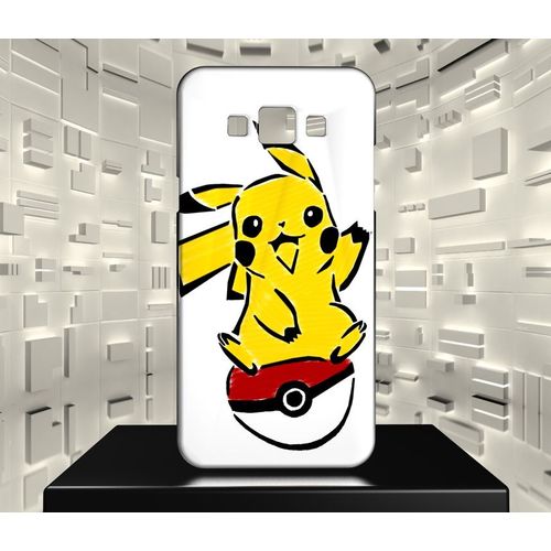 Coque Design Galaxy E5 Pikachu 01