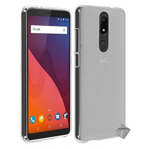 Housse Etui Coque Pochette Silicone Gel Fine Pour Wiko View Prime + Film Ecran - Blanc Transparent