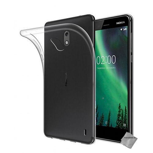 Housse Etui Coque Silicone Gel Fine Nokia 2 + Film Ecran Transparent Tpu