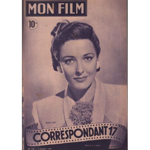 Correspondant 17 / Revue Mon Film N° 129 , Laraine Day