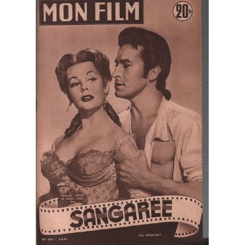 Sangaree / Revue Mon Film N° 402 , Fernando Lamas , Arlène Dahl