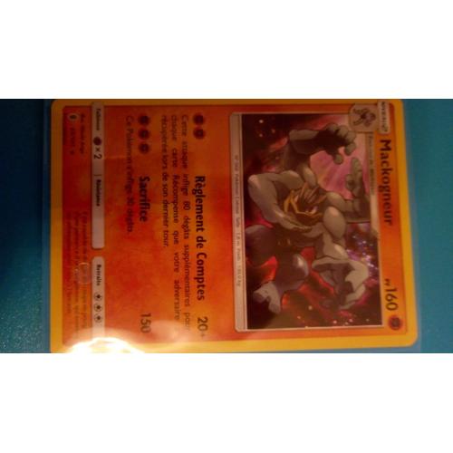 Carte Pokémon Mackogneur Holo - 160 Pv - Soleil Et Lune Gardiens Ascendants 65/145 Neuve - Fr