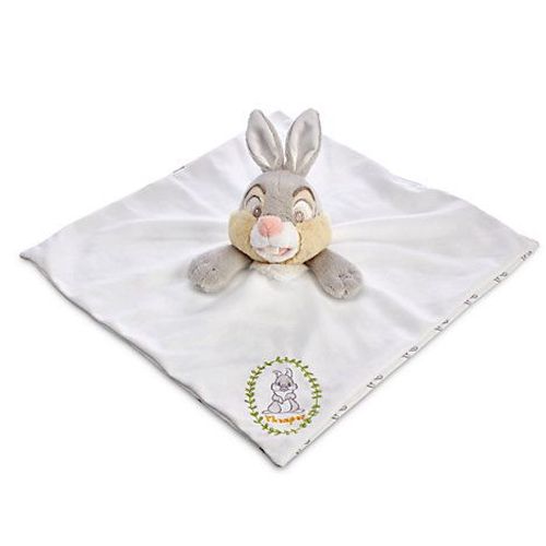 Doudou Lapin Panpan Bunny Thumper Plat Blanc Disney Store Peluche Comforter Baby Blankie
