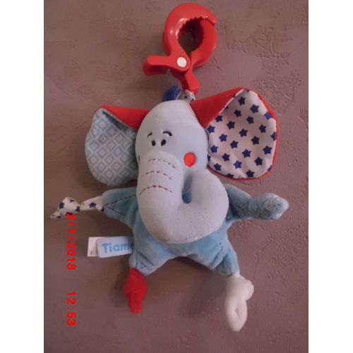 Doudou Elephant Vibrant Tiamo