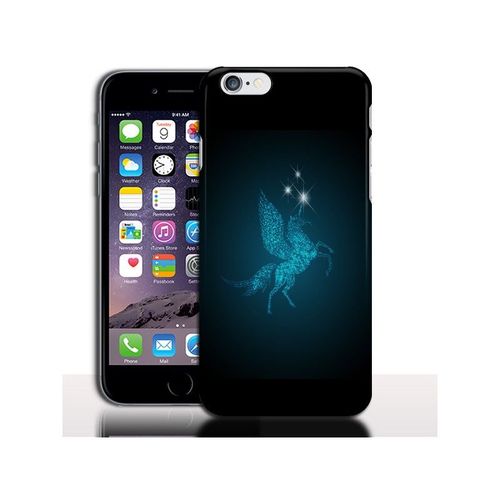 Coque Iphone 7 Licorne Bleue - Coque De Telephone Rigide Apple 4.7 Pouces - Anti-Chocs