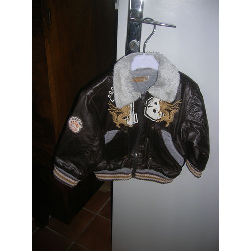 Blouson Tom Et Teddy Doublé Polyester 18 Mois Multicolore