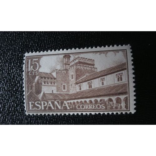 Timbre Espagne ( Yt 939 ) 1959 Entrée Des Franciscains Dans Le Monastère De Guadalupe