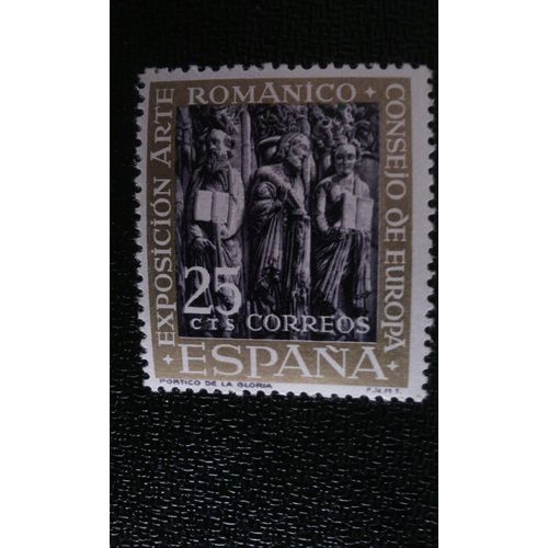 Timbre Espagne ( Yt 1038 ) 1961 Exposition D'art Roman