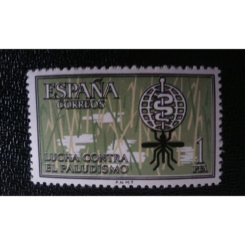 Timbre Espagne ( Yt 1446 ) 1962 Lutte Contre Le Paludisme
