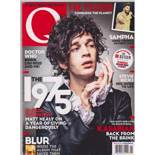 Q Magazine 371 Kasabian Blur Wilko Johnson The Weeknd Sampha Stevie Nicks Doctor Who