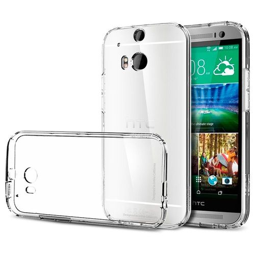 Coque Case Htc One M8 Gel Transparent Silicone Souple (Tpu)